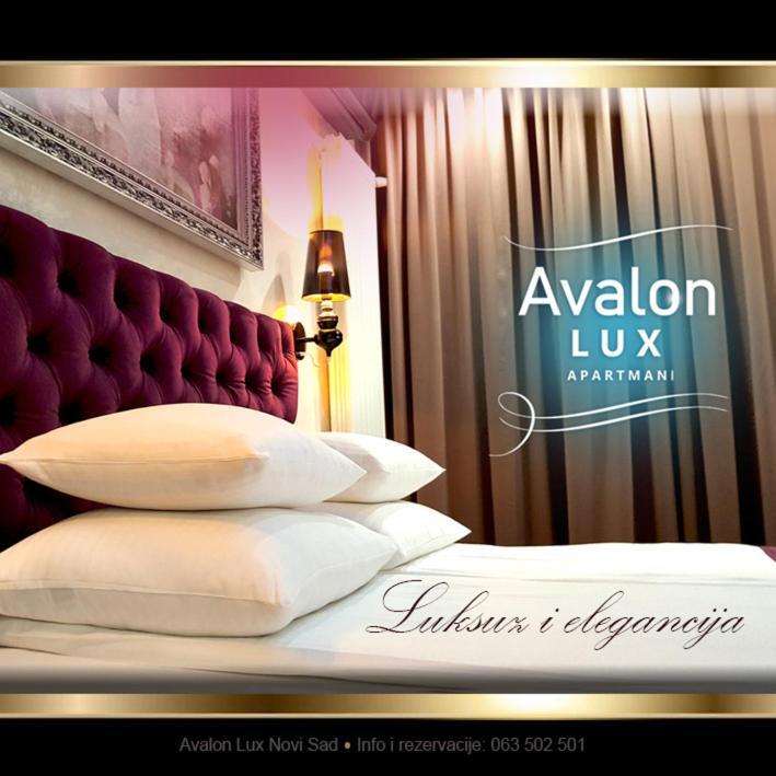 Avalon Lux Studio Apartment Novi Sad Exterior foto